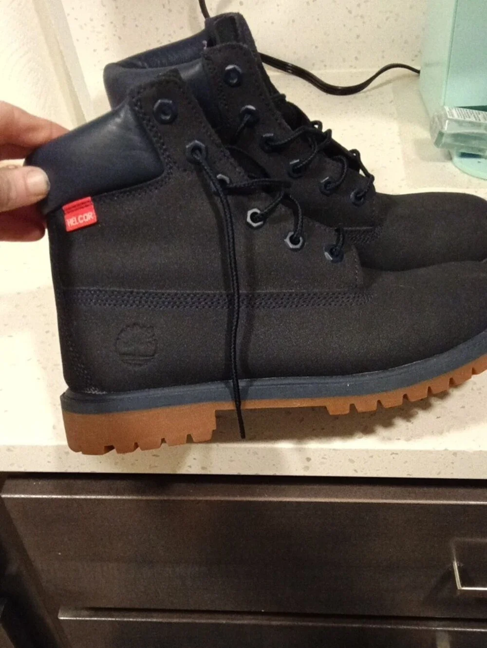 Timberland Kids Brown Gum Sole Leather Boots